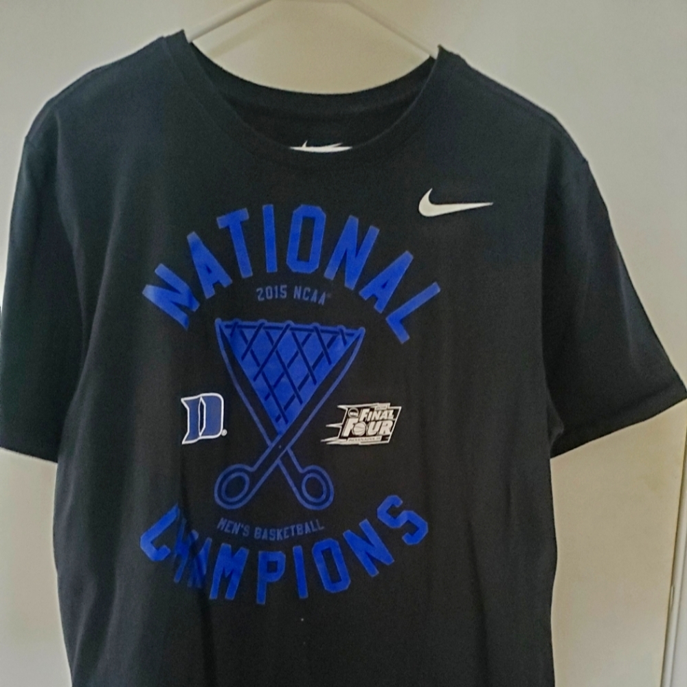 Duke Blue Devils 2015 National championship T-shirt size Large